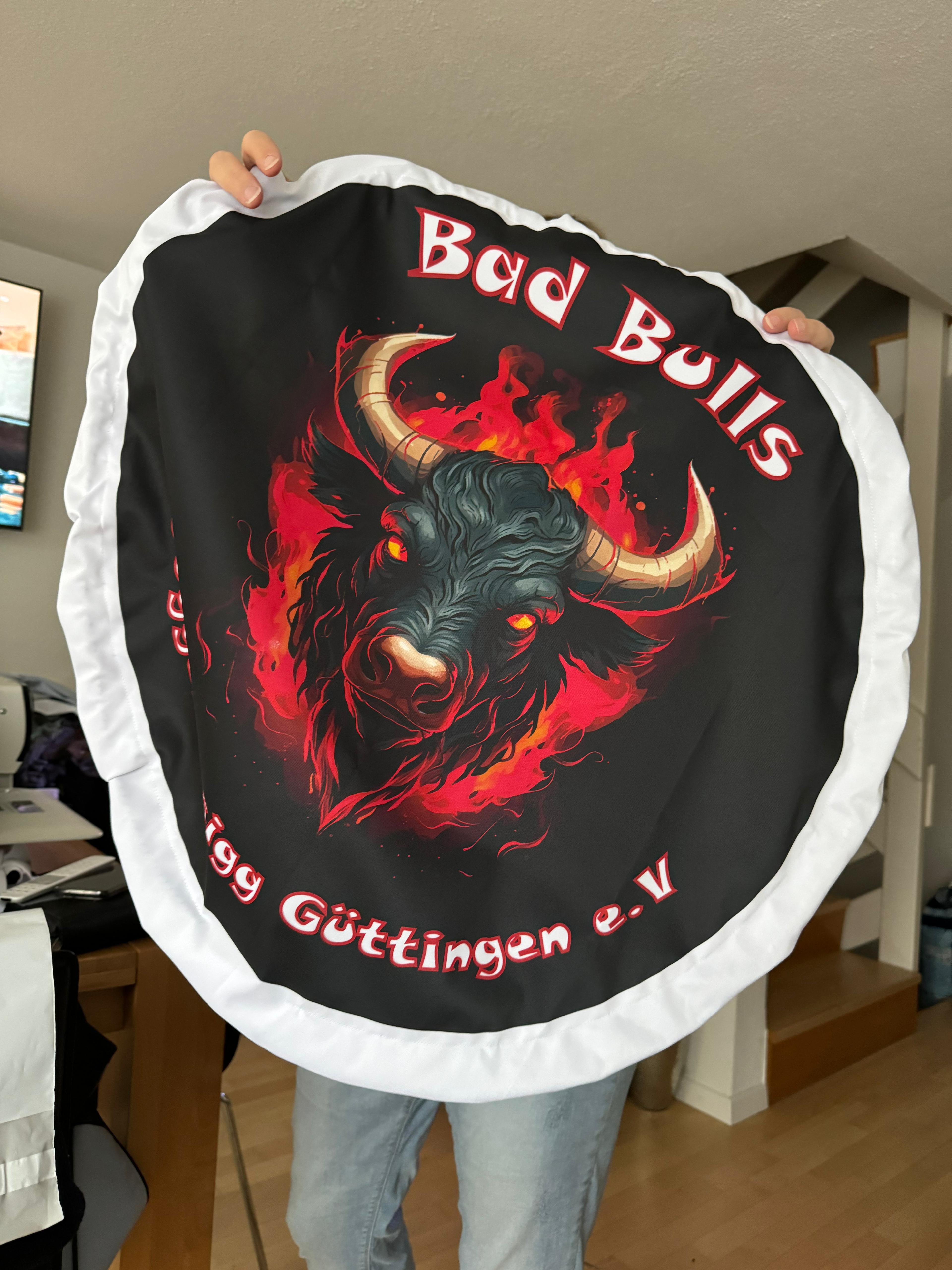 Sousisüberzug für Guggemusig Bad Bulls Güttingen