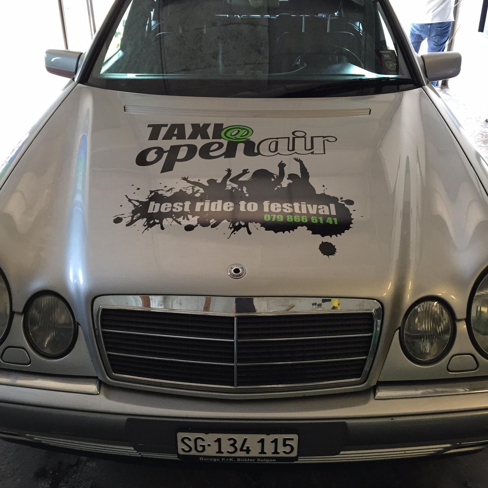 Openairtaxi Werbung