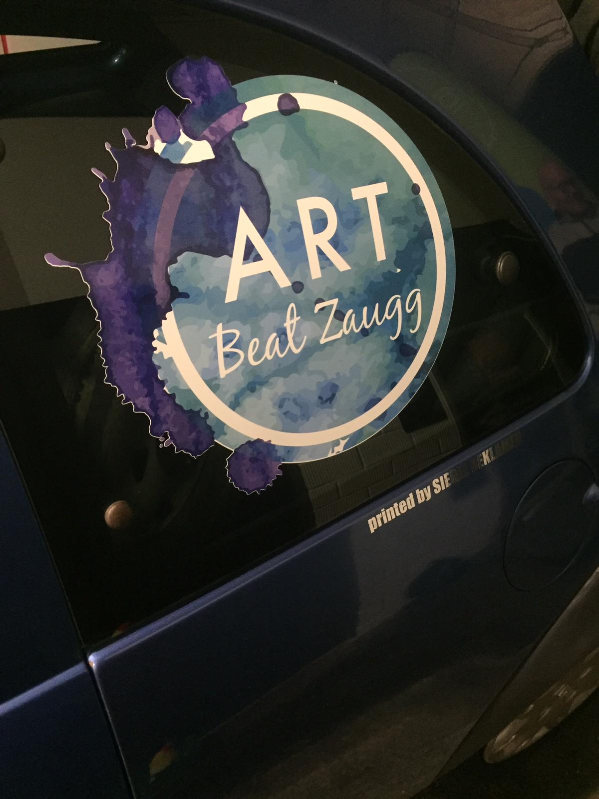 Logo und Autobeschriftung für Art by Beat Zaugg