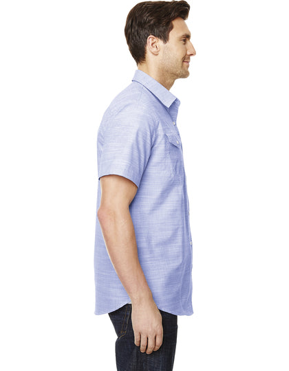 BU9247 Woven Texture Shirt | Burnside