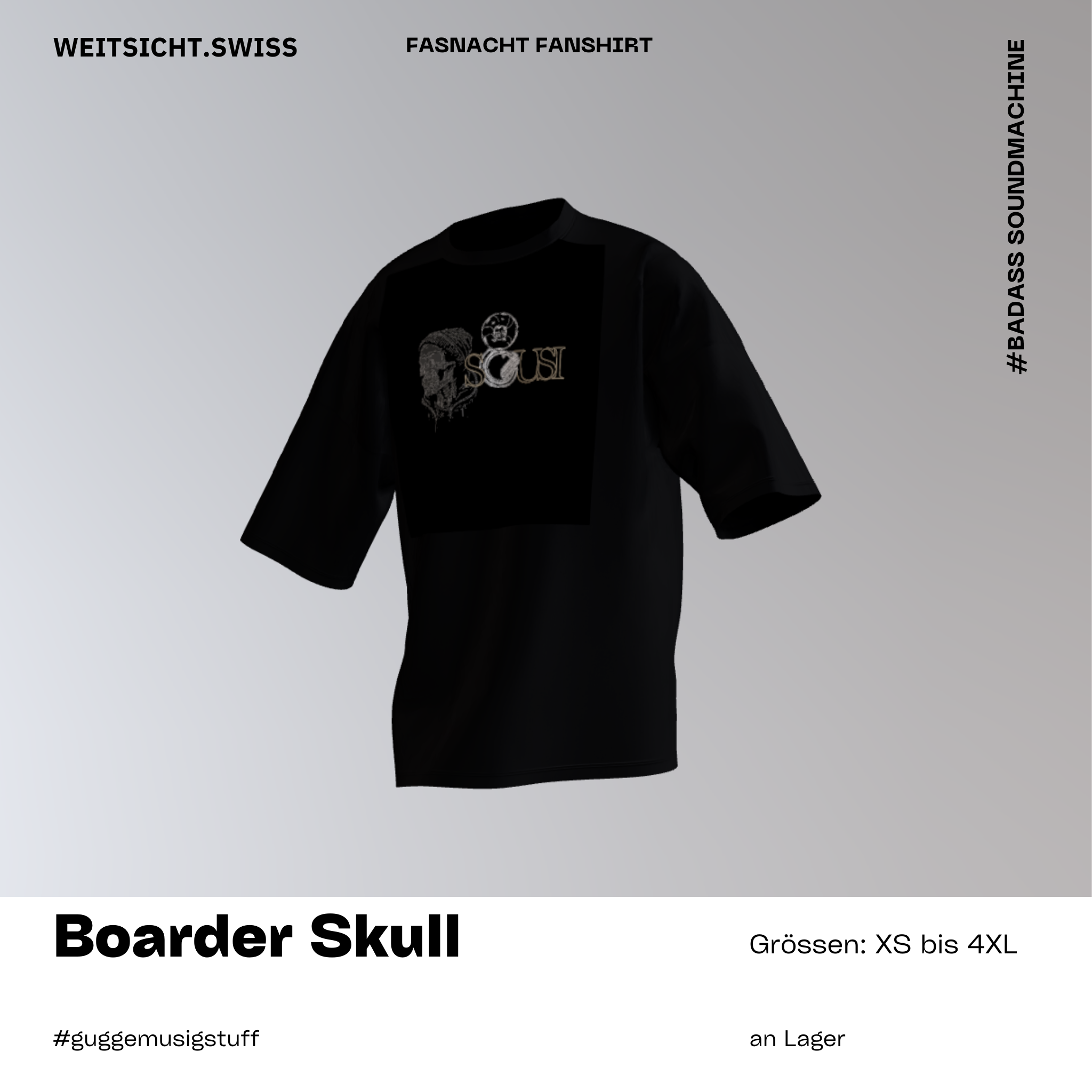 Sousi Badass Soundmachine: Boarder Skull