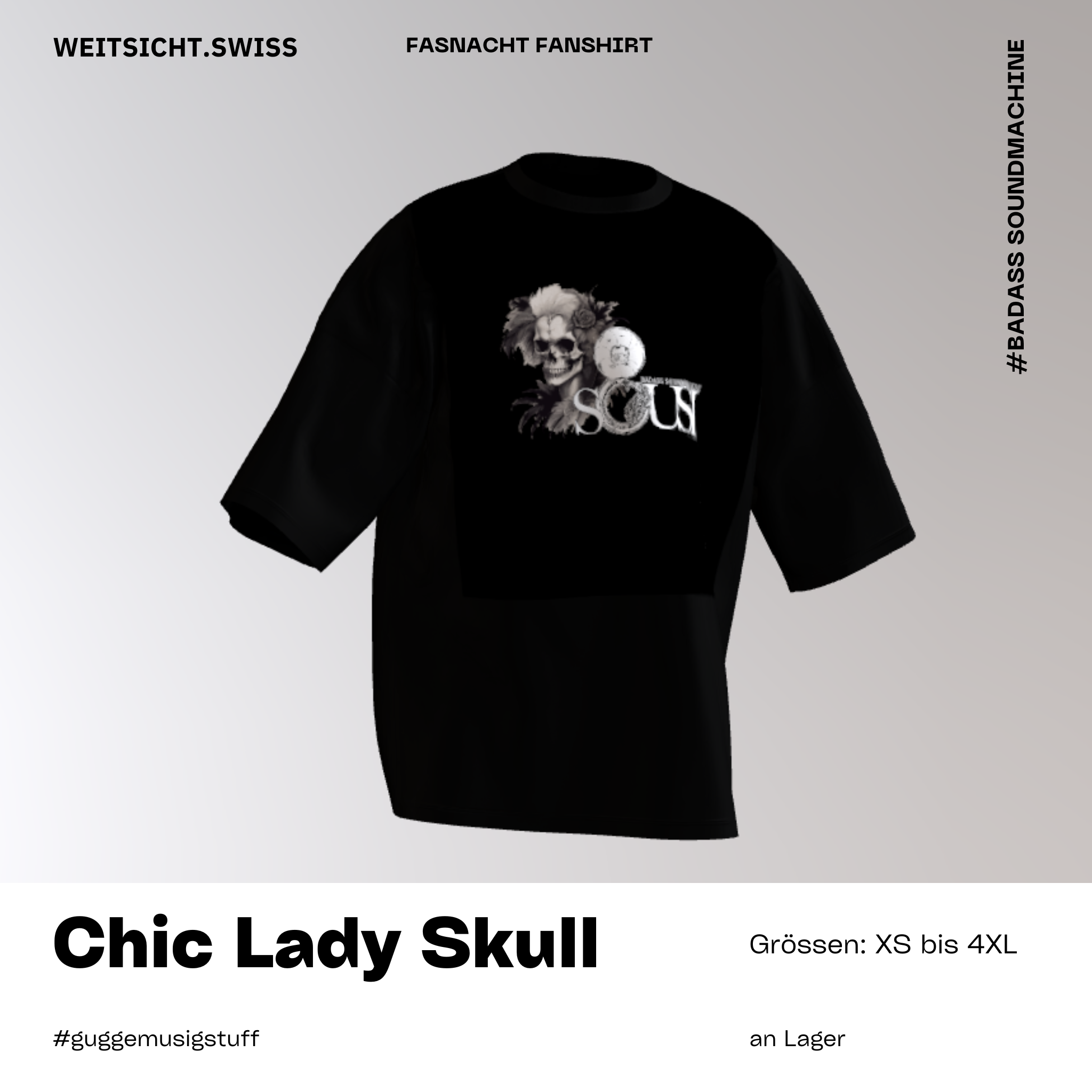 Sousi Badass Soundmachine: Chic Lady Skull