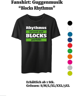 Fanshirt:Guggenmusik "Blocks Rhythmus"