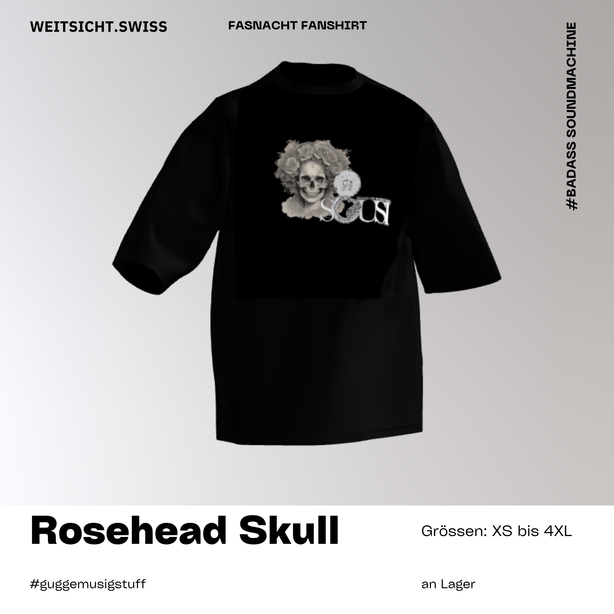 Sousi Badass Soundmachine: Rosehead Skull