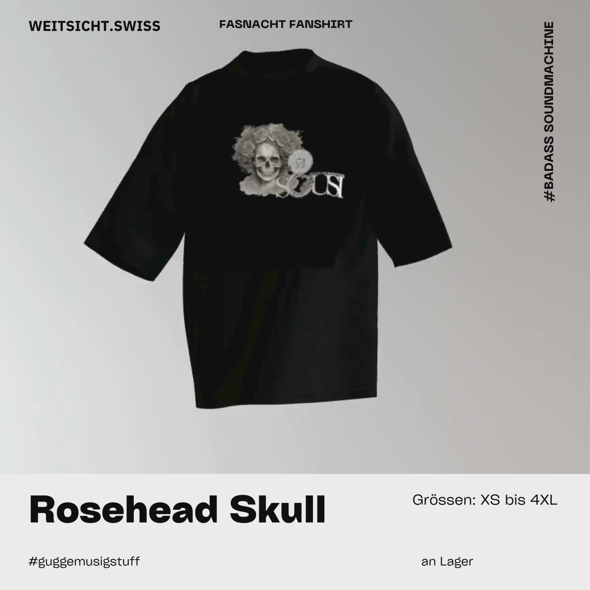 Sousi Badass Soundmachine: Rosehead Skull