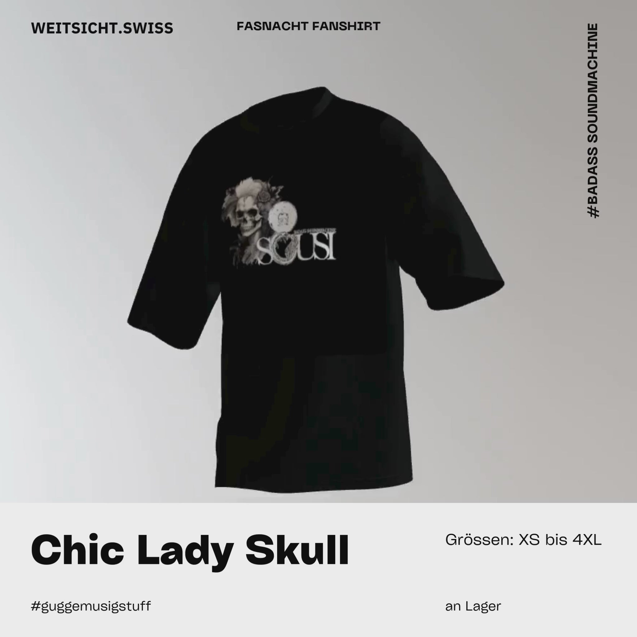 Sousi Badass Soundmachine: Chic Lady Skull