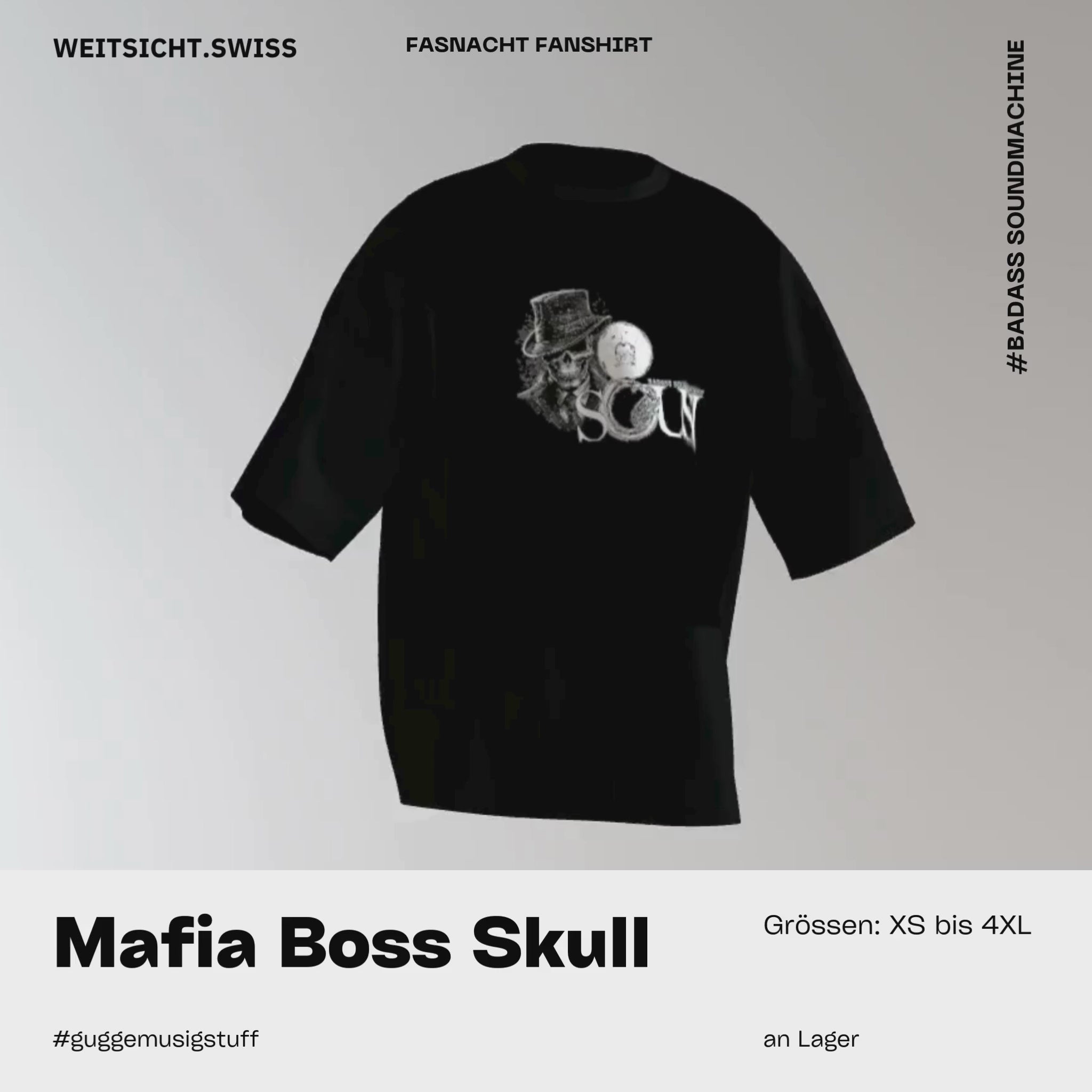 Sousi Badass Soundmachine: Mafia Boss Skull