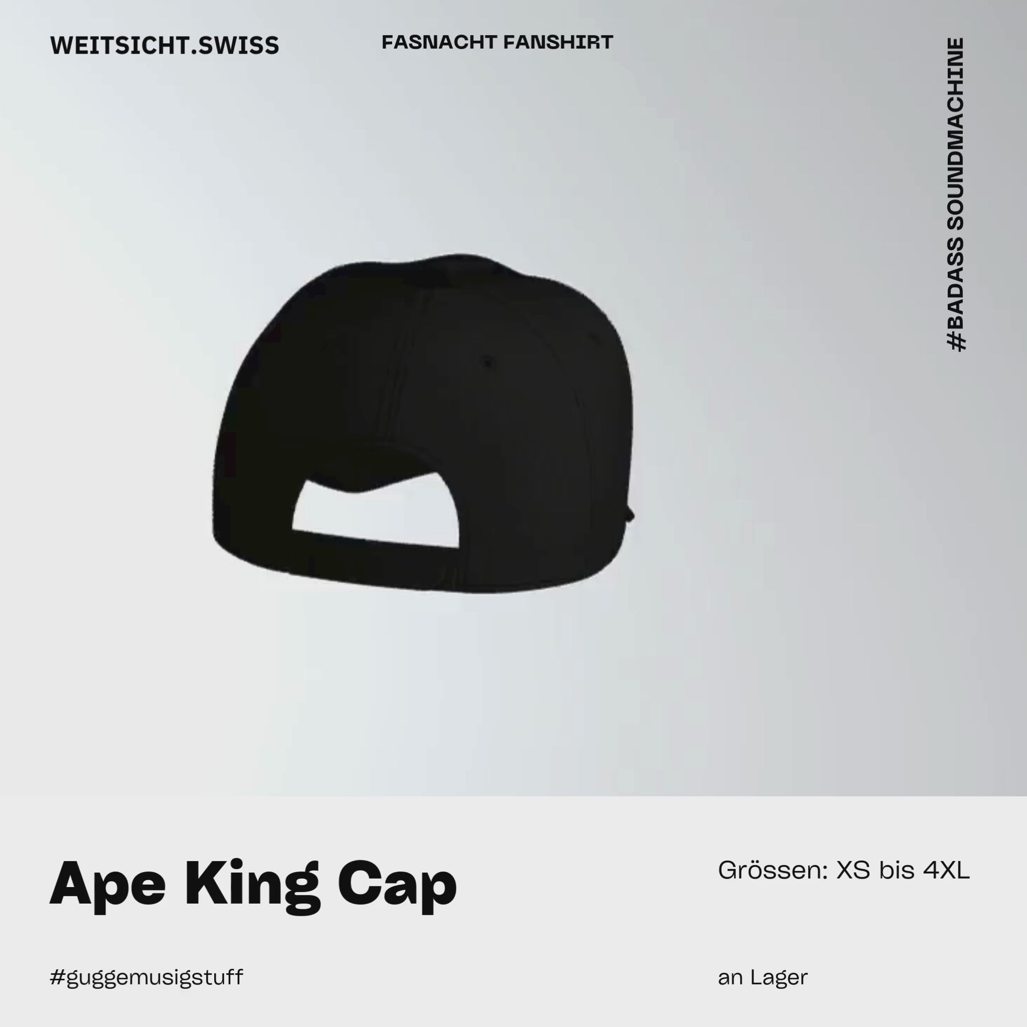 Cap Sousi Badass Soundmachine: Ape King Cap