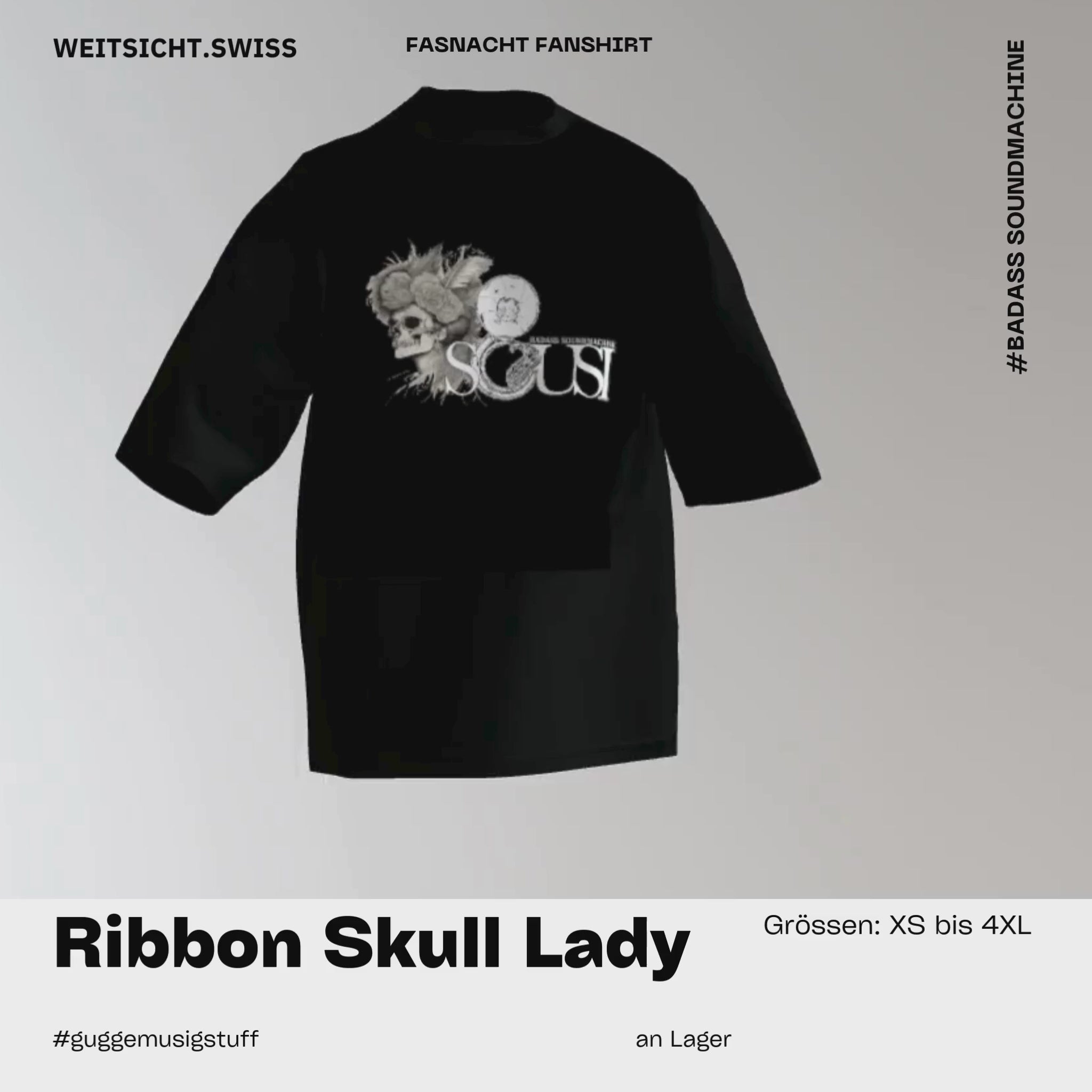 Sousi Badass Soundmachine: Ribbon Skull Lady