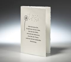 Trauerkarte DIN lang (10,5 cm x 21,0 cm) - beidseitig bedruckt