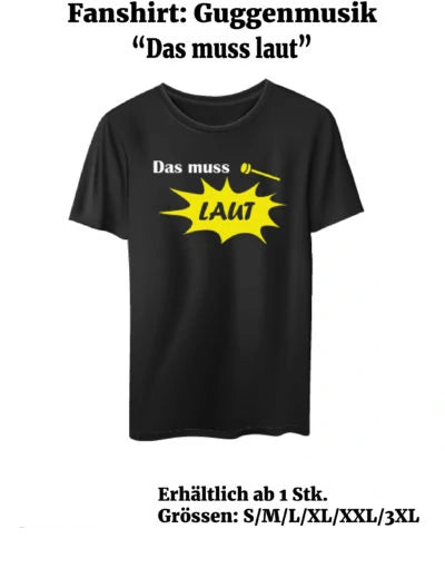 Gugge-Fanshirt: "Das muss laut"