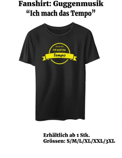 Gugge-Fanshirt: "Ich mach das Tempo"