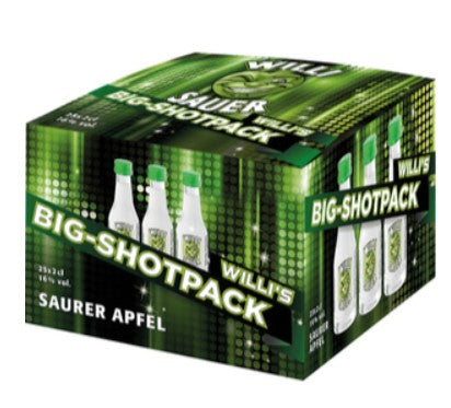 Willi Sauer Saurer Apfel 25x0.2 dl 16% SHOTS (bedruckbar)